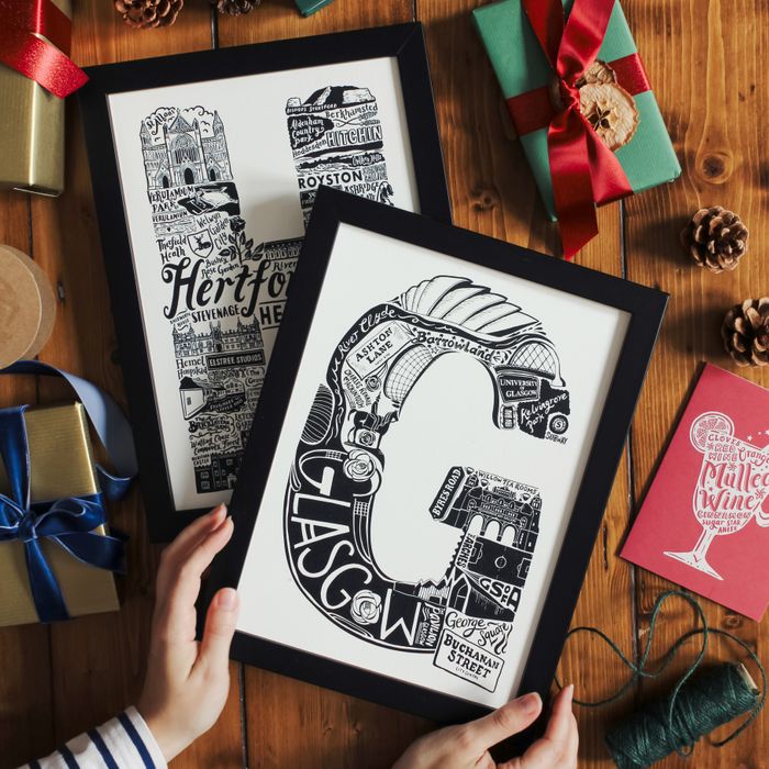Location letter prints